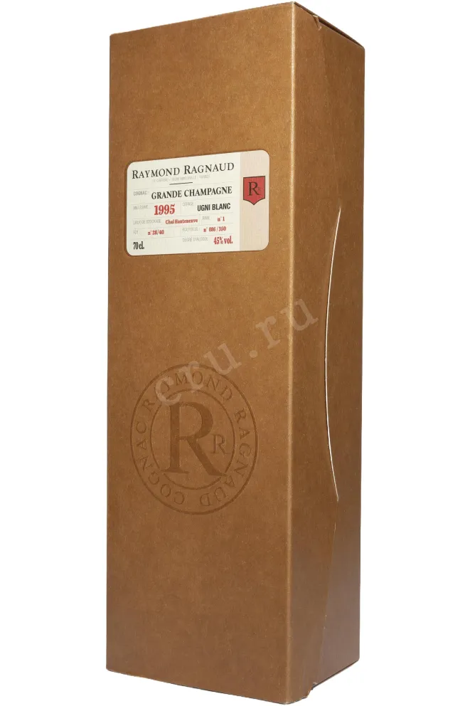 Подарочная коробка Raymond Ragnaud Millesime Grande Champagne in gift box 1995 0.7 л