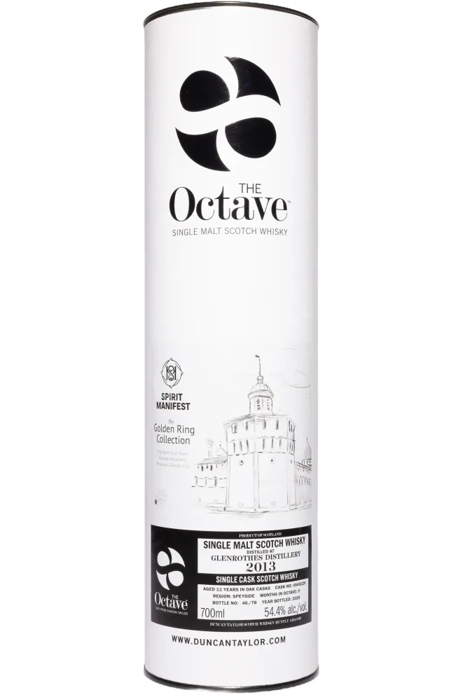 Туба Duncan Taylor Spirit Manifest Glenrothes Octave Golden Ring Collection 11 Years Old in tube 2013 0.7 л