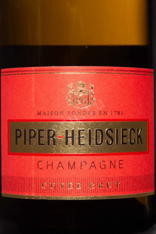 Этикетка Piper Heidsieck Champagne Cuvee Brut in tube 2021 0.75 л