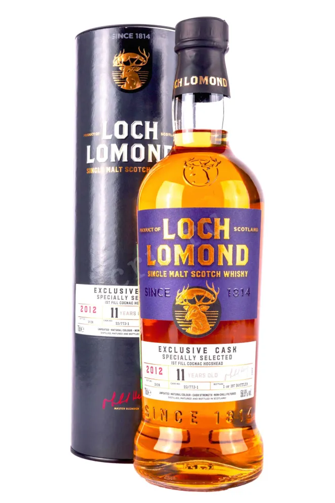Виски Loch Lomond Cask Single Specially Selected 11 years in tube  0.7 л