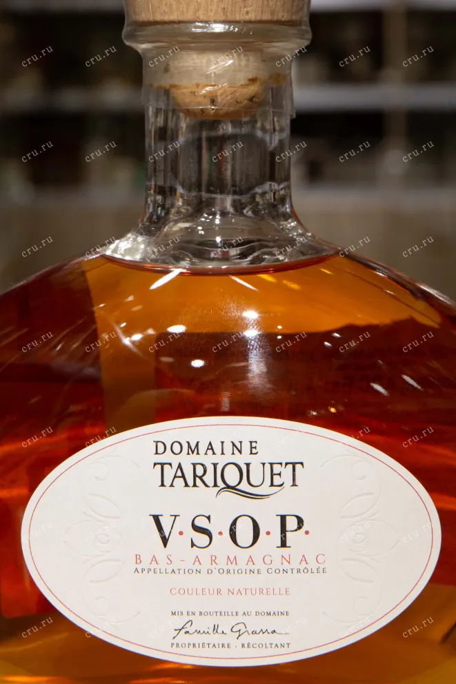 Этикетка Chateau du Tariquet VSOP Classic in carafe 0.7 л