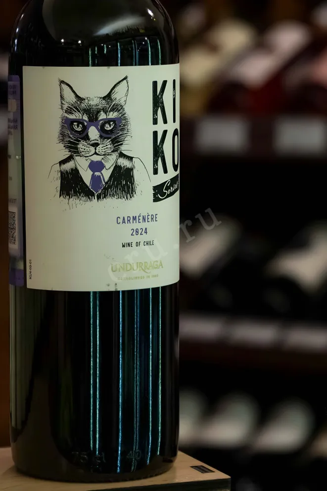 В магазине Крю Профи Undurraga Kiko Carmenere DO 2024 0.75 л