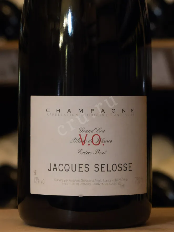 В магазине Крю Профи Jacques Selosse V.O. Grand Cru Blanc de Blancs 2017 0.75 л
