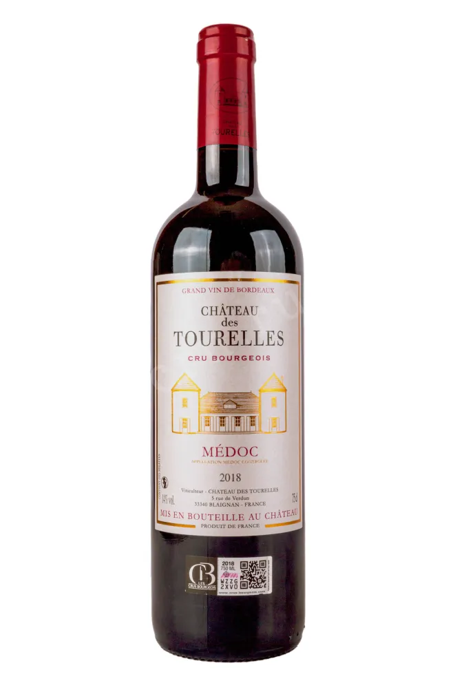 Вино Chateau des Tourelles Medoc Cru Bourgeois 2018 0.75 л