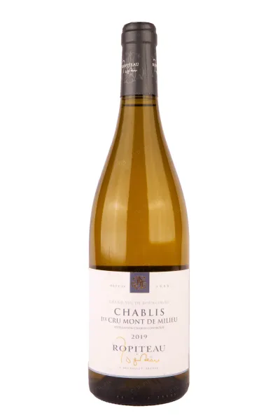 Вино Ropiteau Mont de Milieu Chablis 1er Cru 2019 0.75 л