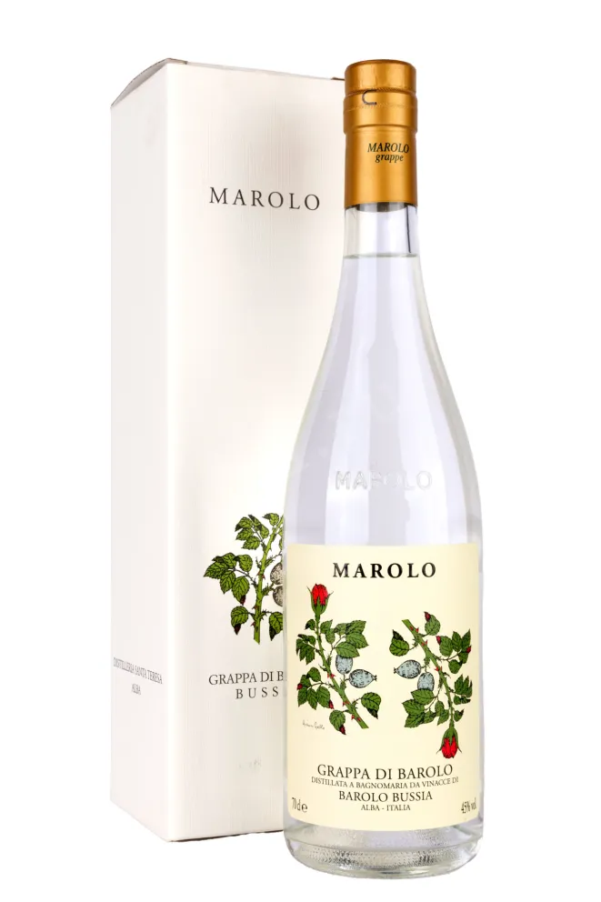 Граппа Marolo Grappa di Barolo Bussia gift box  0.7 л