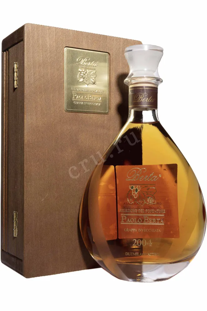 Граппа Berta Riserva Del Fondatore Paolo Berta 2004 0.7 л
