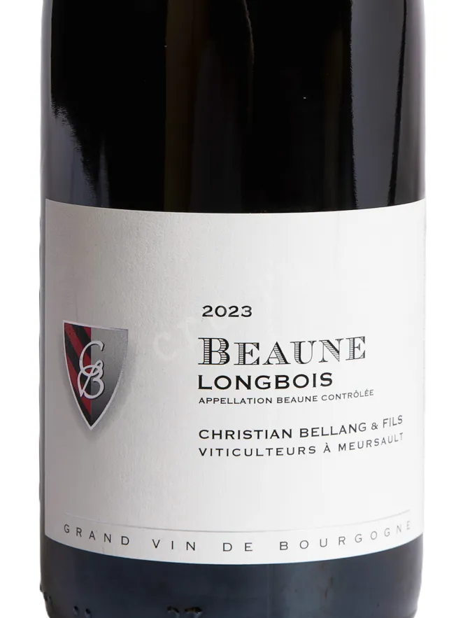 Этикетка Christian Bellang & Fils Beaune Longbois 2023 0.75 л