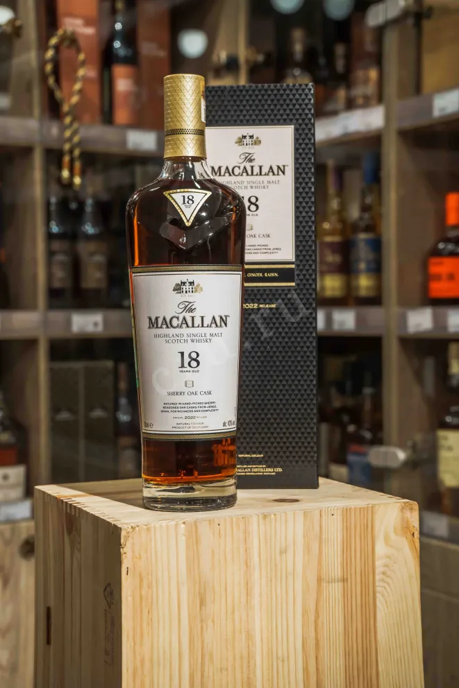 В магазине Крю Профи Macallan 18 years Sherry Cask 0.7 л