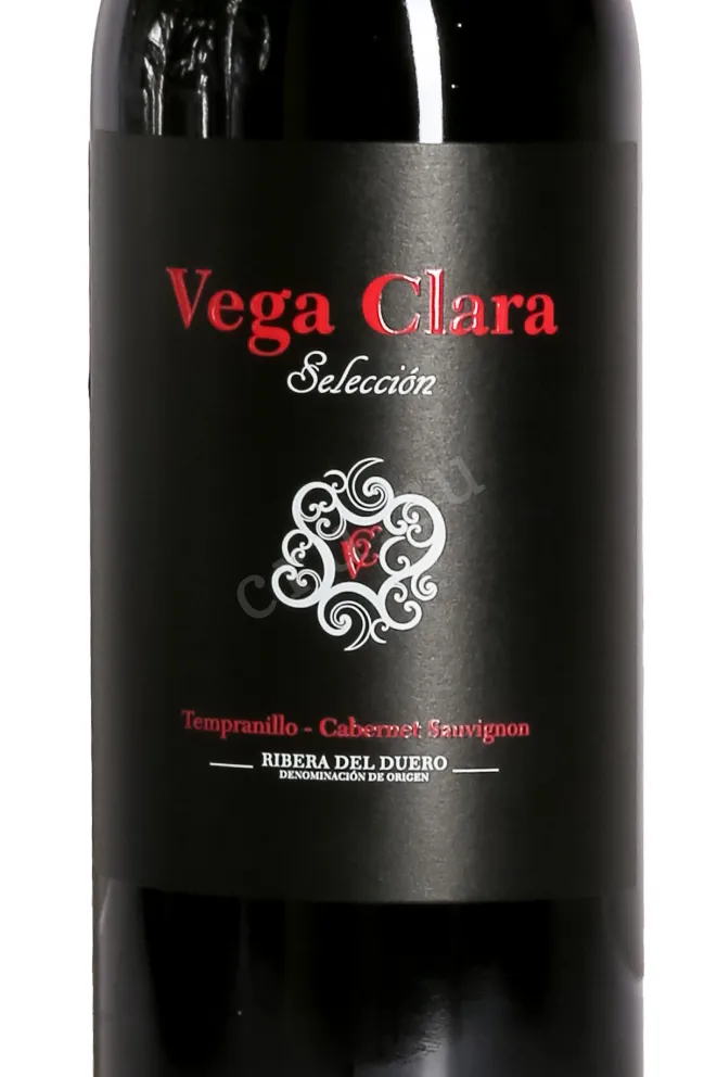 Этикетка Vega Clara Seleccion Tempranillo Cabernet Sauvignon Ribera Del Duero 2022 0.75 л