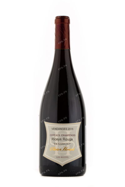 Вино Olivier Horiot Riceys Rouge En Barmont Coteaux Champenoi 2015 0.75 л