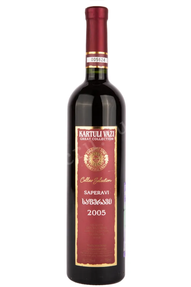 Вино Kartuli Vazi Saperavi Great Collection 2005 0.75 л