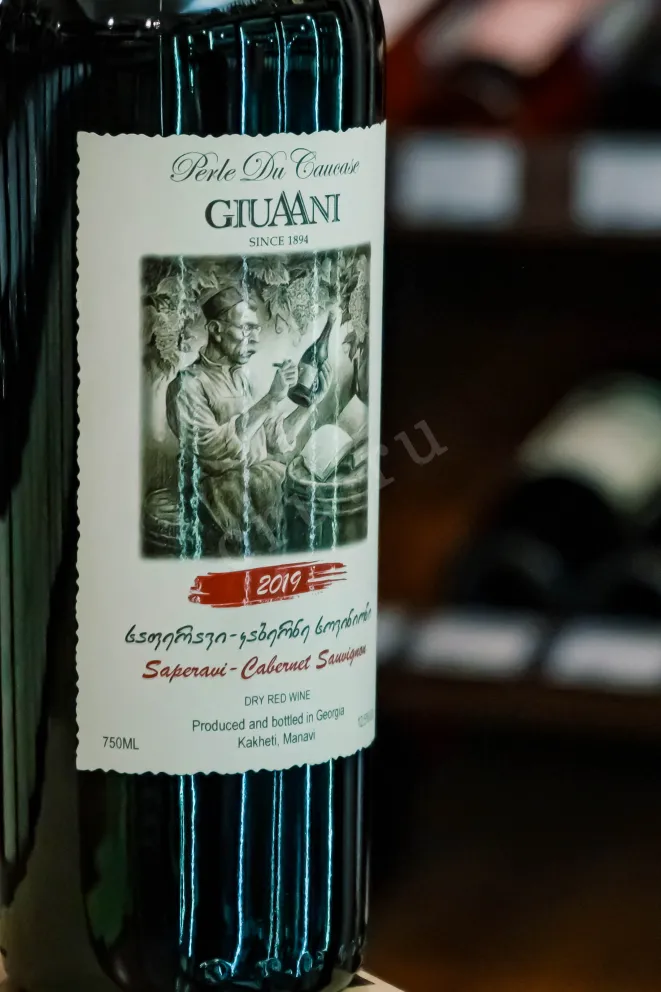 В магазине Крю Профи Giuaani Perle du Caucase Saperavi Cabernet Sauvignon 2019 0.75 л