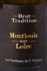 Этикетка игристого вина Francois Chidaine Brut Tradition Montlouis sur Loire AOC 0.75 л