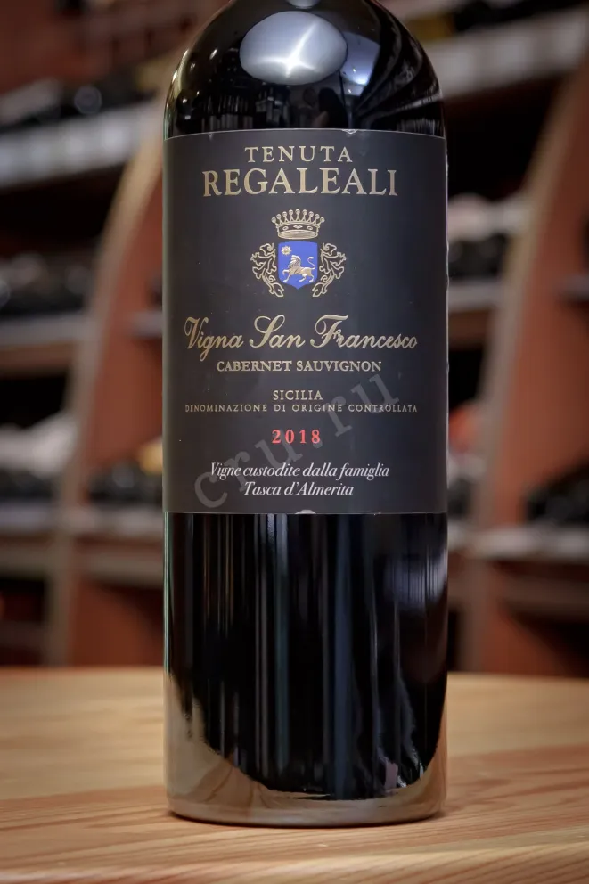 В магазине Крю Профи Tasca d'Almerita Cabernet Sauvignon Vigna San Francesco 2018 0.75 л