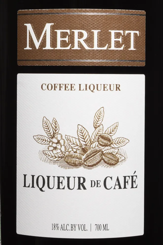 Этикетка Merlet Coffee 0.7 л