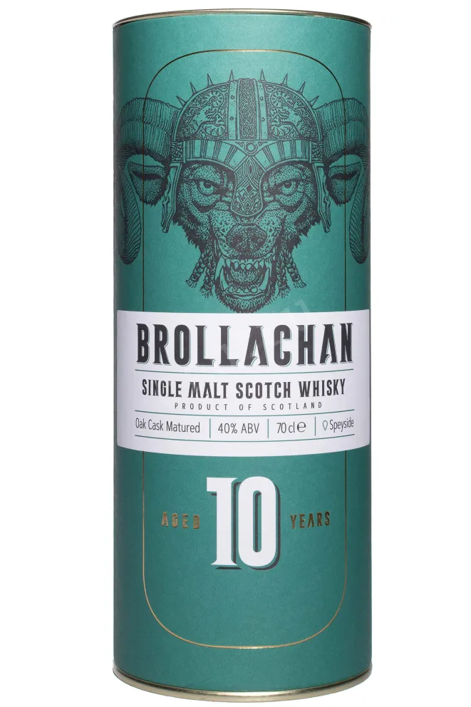 Туба Brollachan 10 Years Old Oak Cask in tube 0.7 л