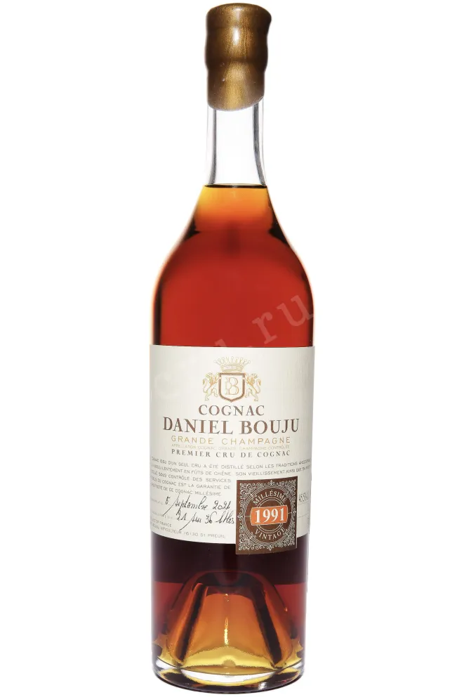 Бутылка Daneil Bouju Grande Champagne Premier Cru De Cognac in gift box 1991 0.7 л