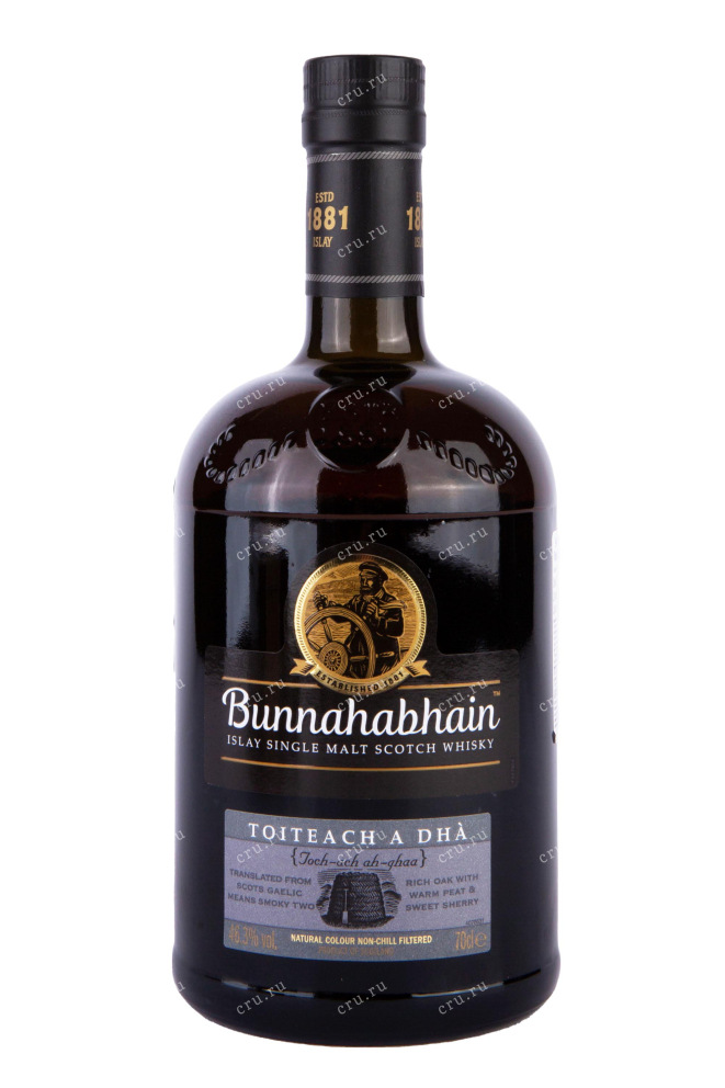 Бутылка Bunnahabhain Toiteach A Dha in tube 0.7 л