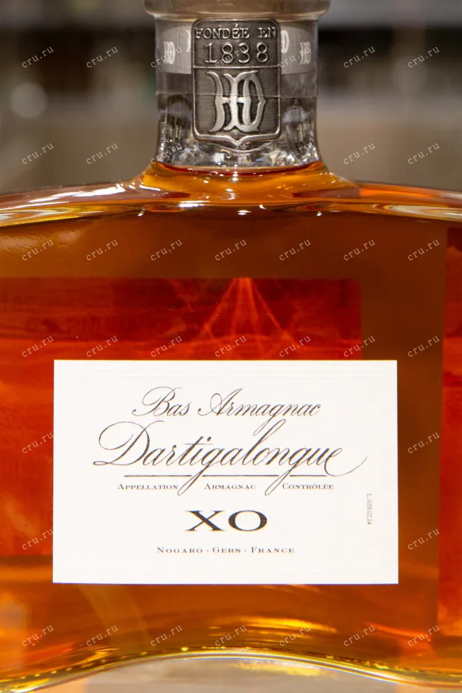 Этикетка Dartigalongue XO carafe 0.5 л