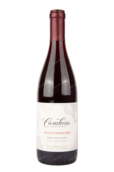 Вино Cambria Estate Winery Julia’s Vineyard Pinot Noir 2019 0.75 л