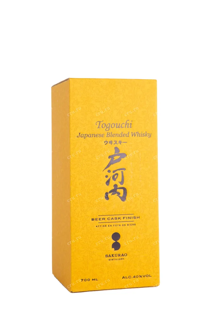 Подарочная коробка Togouchi Beer Cask Finish with gift box 0.7 л
