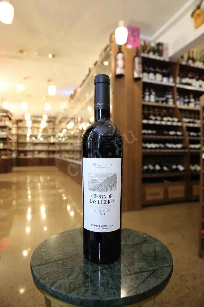 В магазине Крю Профи Pago de Carraovejas Cuesta de Las Liebres Ribera del Duero DO 2014 0.75 л