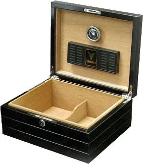 Humidor Aficionado Onyx 50 Cigars