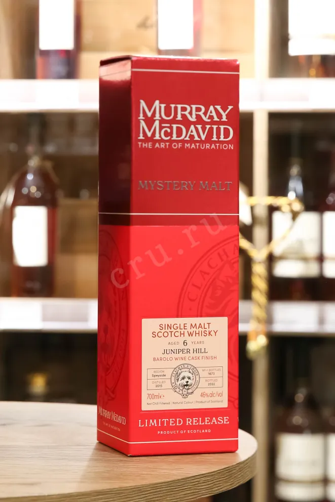В магазине Крю Профи Murray McDavid Mystery Malt Juniper Hill 6 Years Old gift box 0.7 л