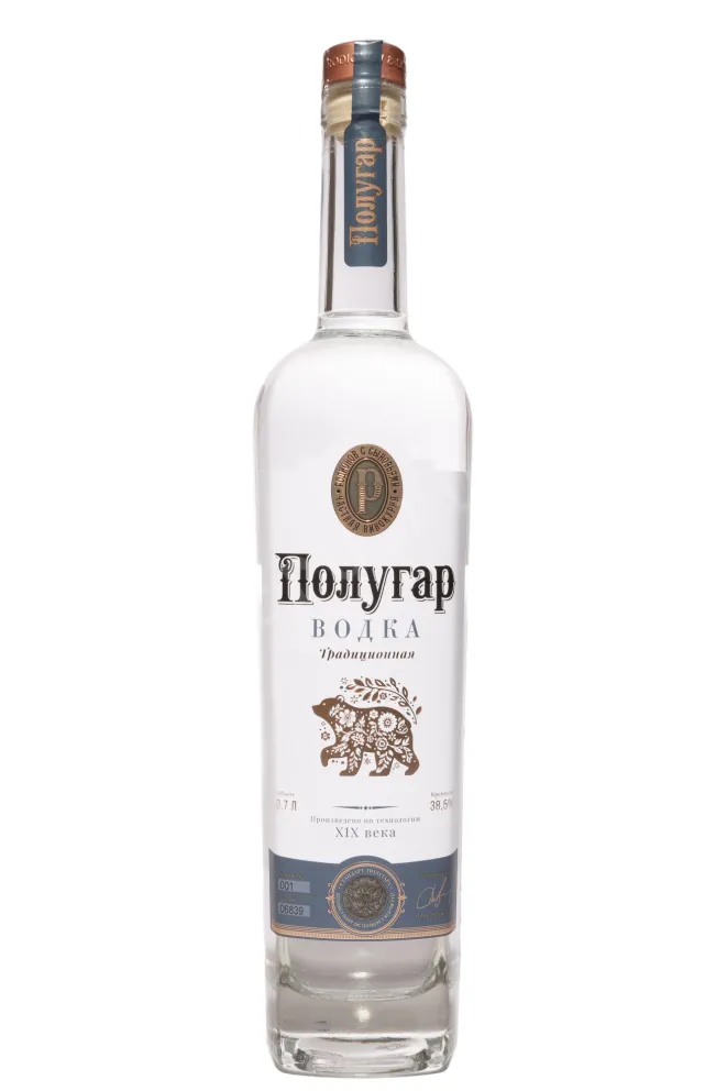 Водка Полугар Традиционная  0.7 л