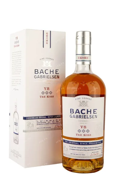Коньяк Bache Gabrielsen Tre Kors VS 3 years  0.7 л