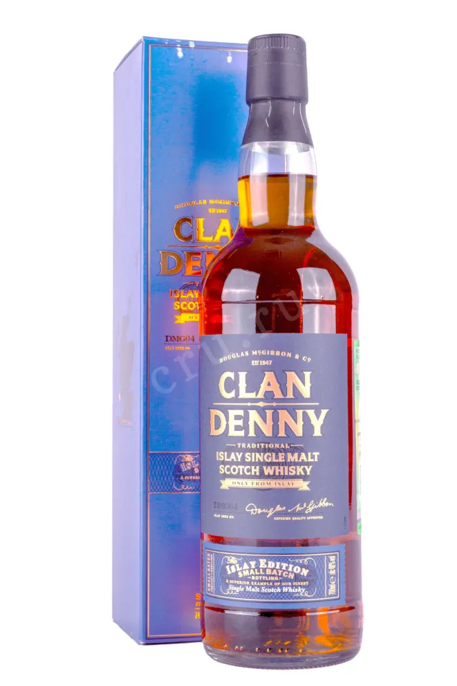 Виски Clan Denny Islay Edition in gift box  0.7 л