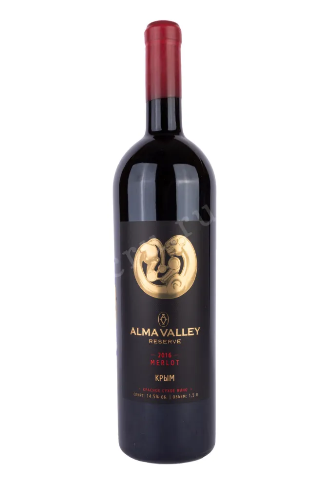 Вино Алма Велли Мерло Резерв 2016 1.5 л