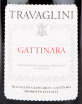 Этикетка вина Gattinara Travaglini 2018 0.75 л
