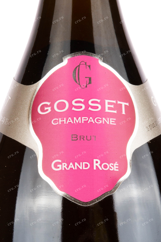 Этикетка игристого вина Gosset Brut Grand Rose 0.75 л