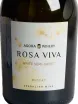 Этикетка Agora Rosa Viva Muscat Semi-Sweet 2025 0.75 л