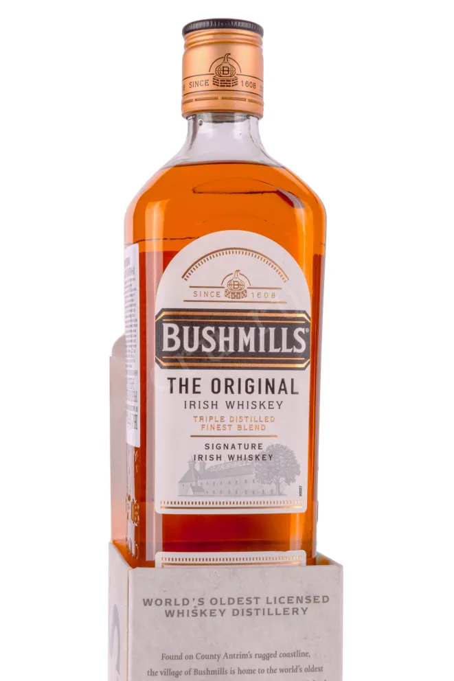 В подарочной коробке Bushmills Original 3 years in gift box 0.7 л