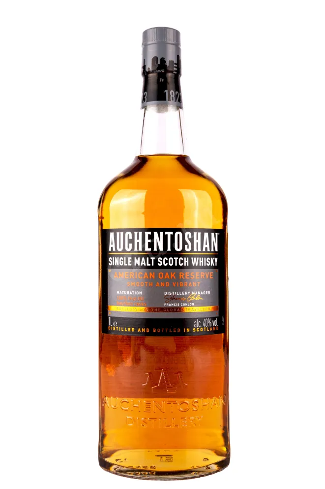Бутылка Auchentoshan American Oak gift box 1 л