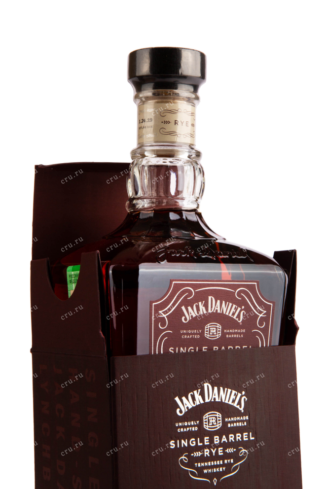 Бутылка вискиJack Daniels Single Barrel Rye 0.75 в подарочной коробке