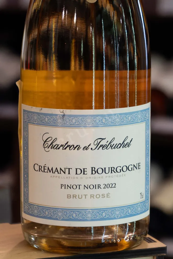 В магазине Крю Профи Chartron et Trebuchet Cremant de Bourgogne Pinot Noir in gift box 2022 0.75 л