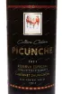 Этикетка Picunche Cabernet Sauvignon Reserva Especial Central Vallet DO 2021 0.75 л