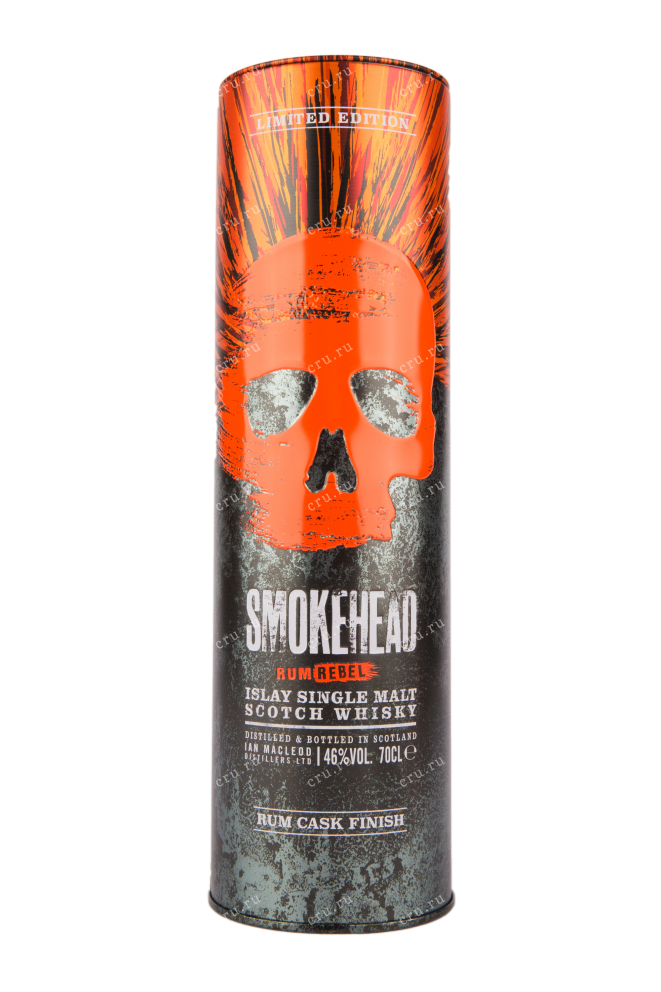 Виски Smokehead Rum Rebel in tube  0.7 л