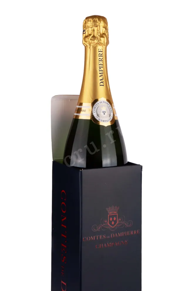 В подарочной коробке Dampierre Cuvee Des Ambassadeurs Blanc De Blancs 2016 0.75 л