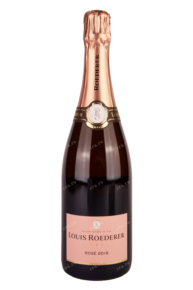 Бутылка Louis Roederer Brut Rose 2016 0.75 л