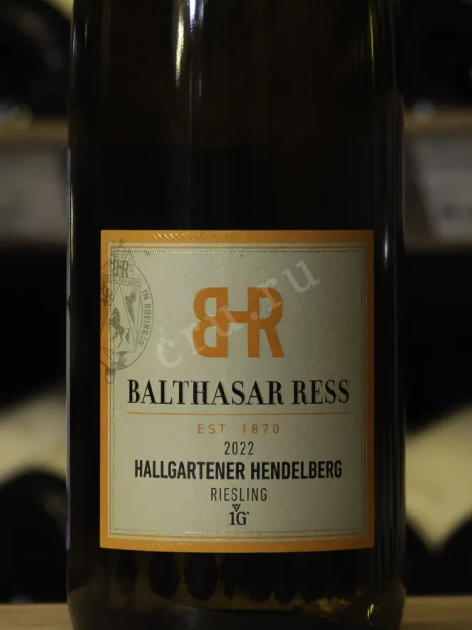 В магазине Крю Профи Balthasar Ress Hallgartener Hendelberg Riesling 2022 0.75 л
