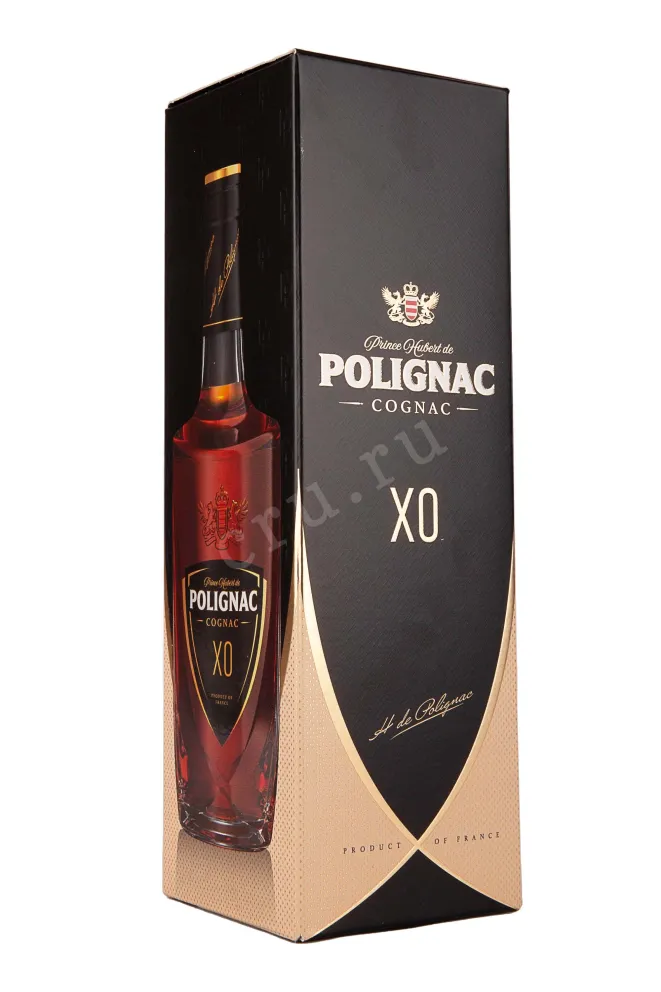 Подарочная коробка Prince Hubert de Polignac XO in gift box 0.7 л