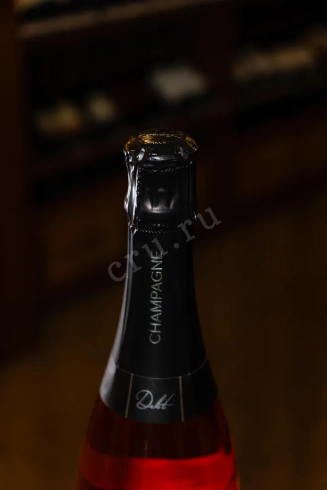 Пробка Champagne Delot Brut Rose 2023 0.75 л