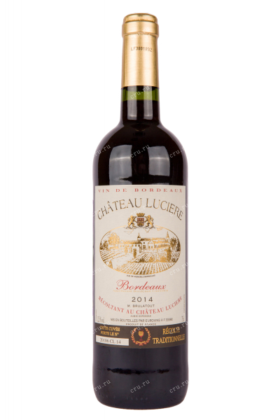 Вино Chateau Luciere Bordeaux AOC  0.75 л