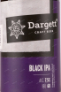Этикетка Dargett Black IPA 0.33 л