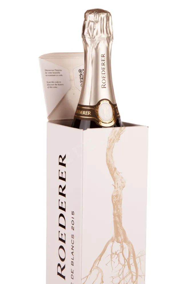 В подарочной коробке Louis Roederer Blanc de Blans Graphic 2015 0.75 л
